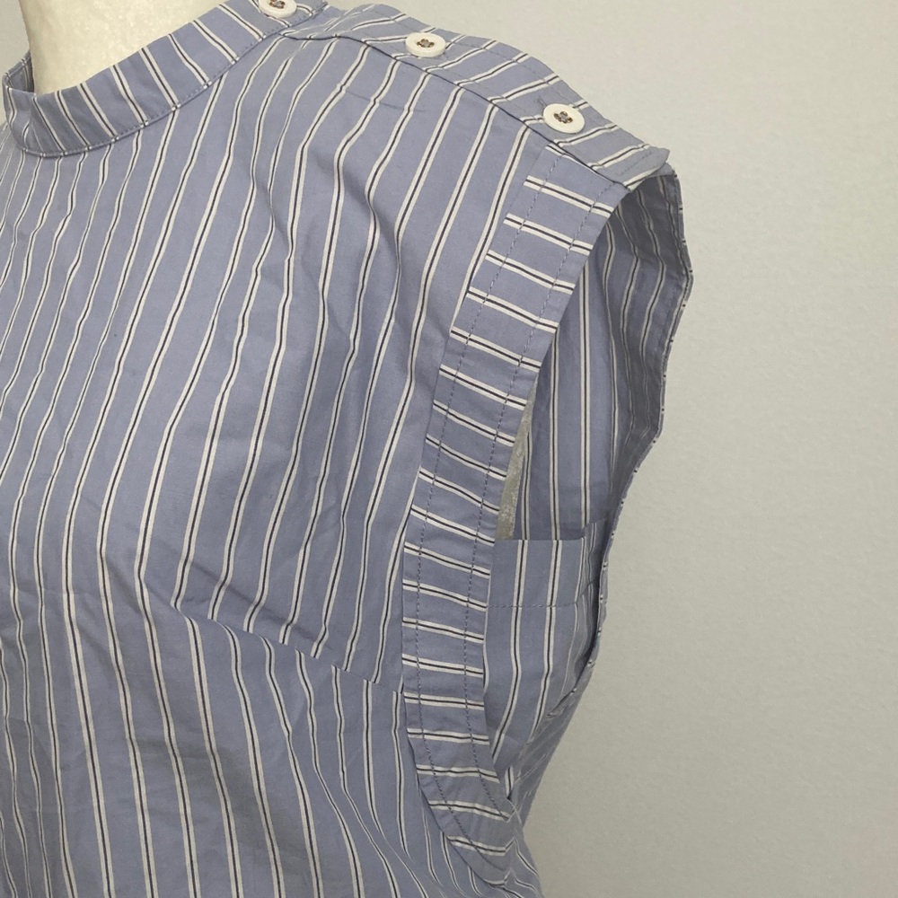 Anthropologie MAEVE Button-Sleeve Popover Top - Picture 7 of 13
